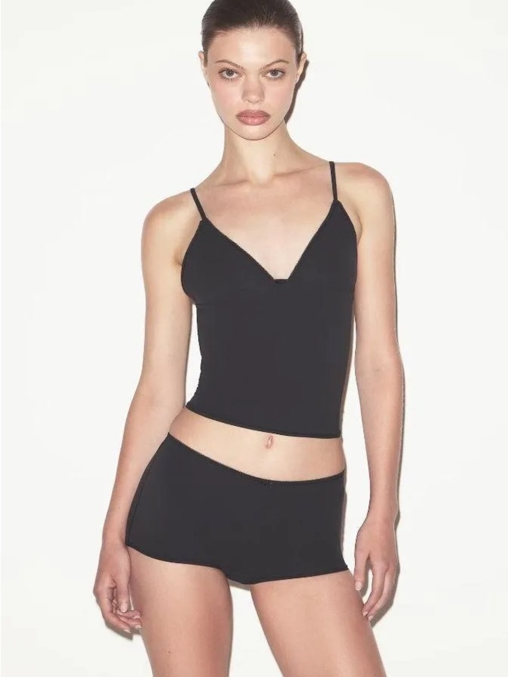 NWT Skims Fits Everybody Picot Cami and Boyshort Set XXS - Picture 2 of 10